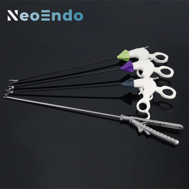 Laparoscopic Training Instruments For Practice Laparoscopy Simulation Trainer Grasper/Dissector/Curved Scissors/Needle Holder