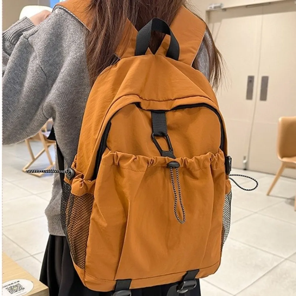 Fashion Multi-pocket Shoulders Backpack Large Capacity Adjustable Strap Travel Rucksack Casual Versatile Computer Backpack