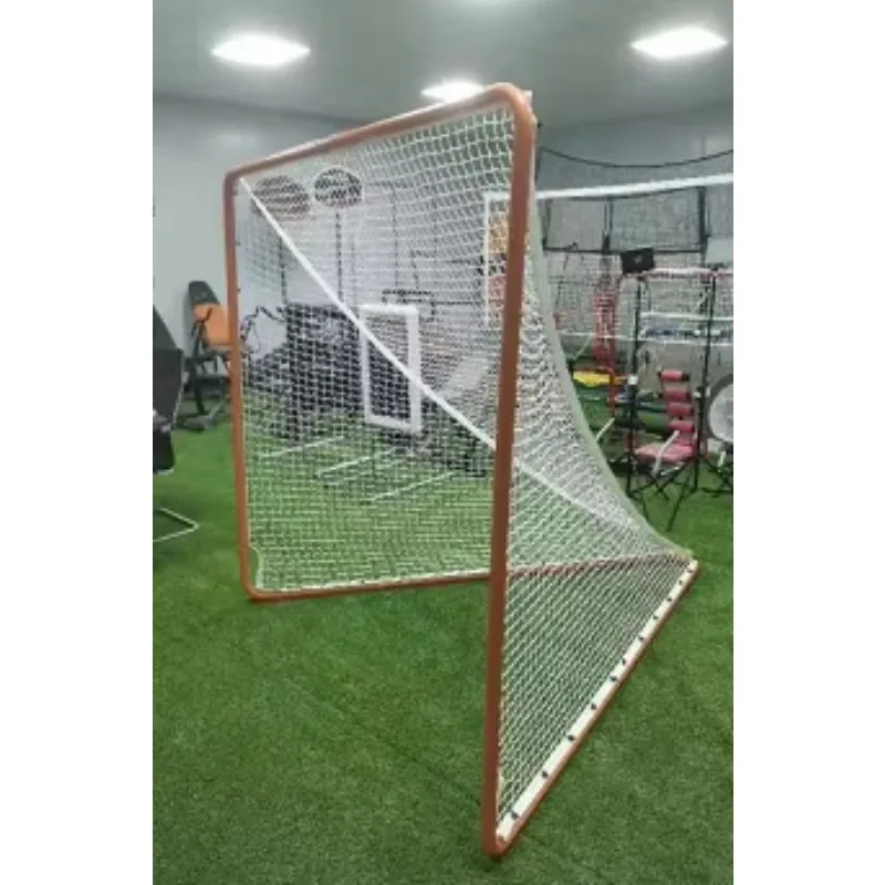 Fotografia 5: Gol de Hóquei no Gelo com Rede Regulamentar, Tamanho Oficial Profissional, Estrutura de Aço Galvanizado