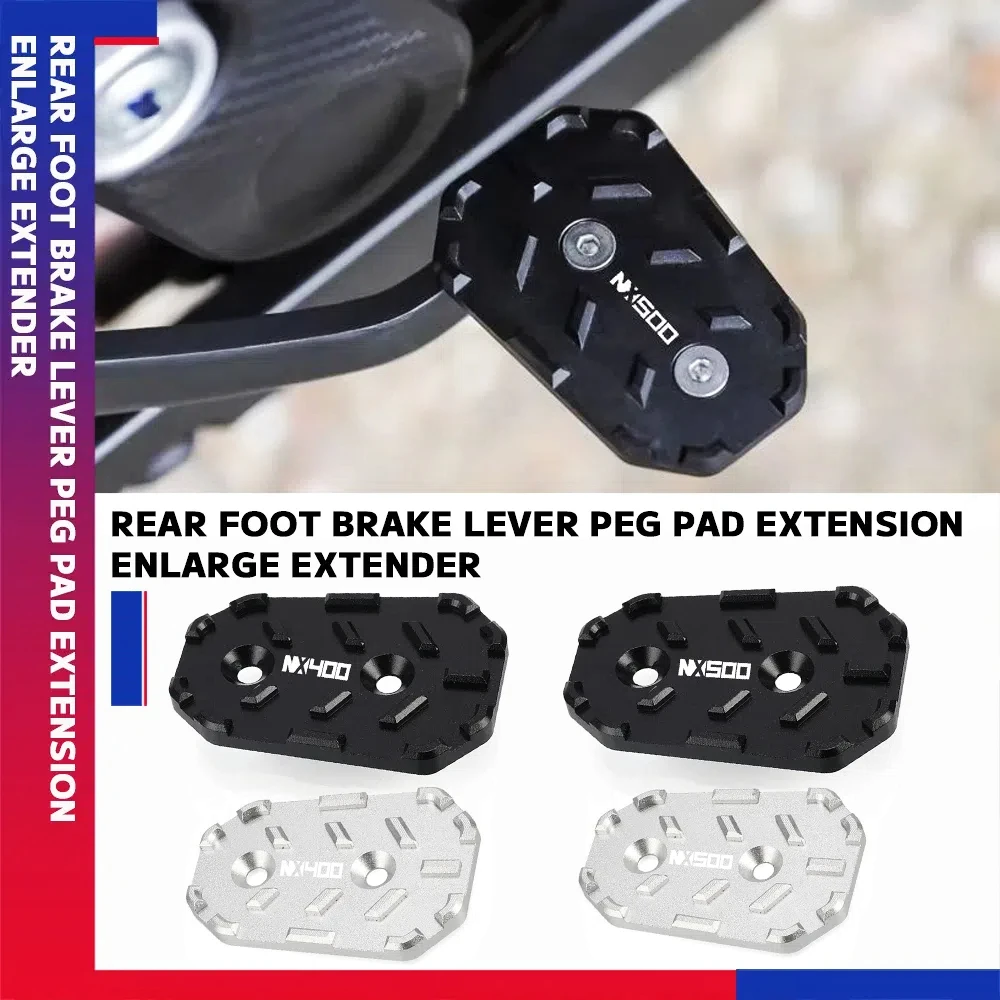 

For HONDA NX 400 NX 500 2023 2024 2025 NX400 NX500 Motorcycle Accessorie Front Foot Brake Lever Pedal Enlarger Extension Pad