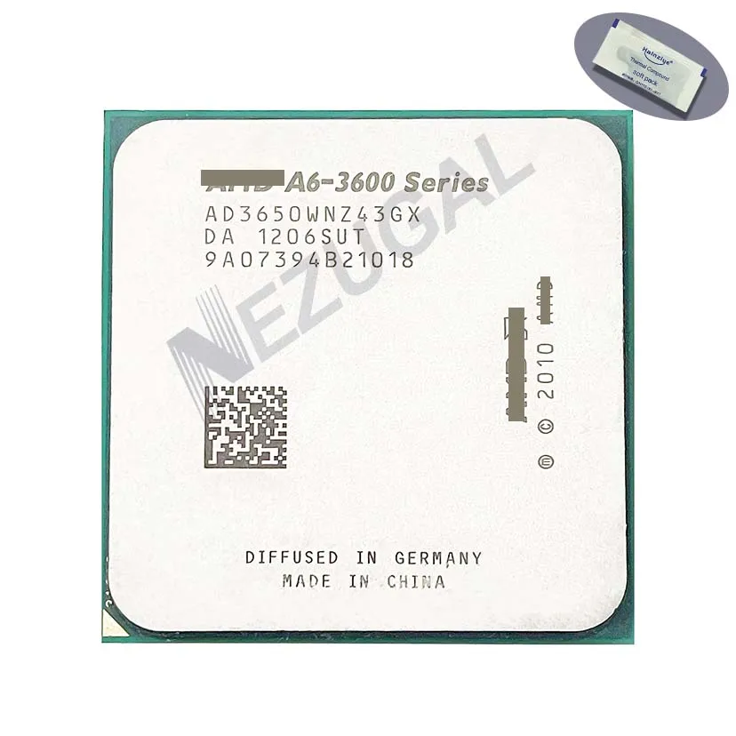 A6-3650 A6 3650 AD3650WNZ43GX AD3650WNGXBOX 2.6 Ghz Quad Core 4M 100W Socket FM1 CPU processor