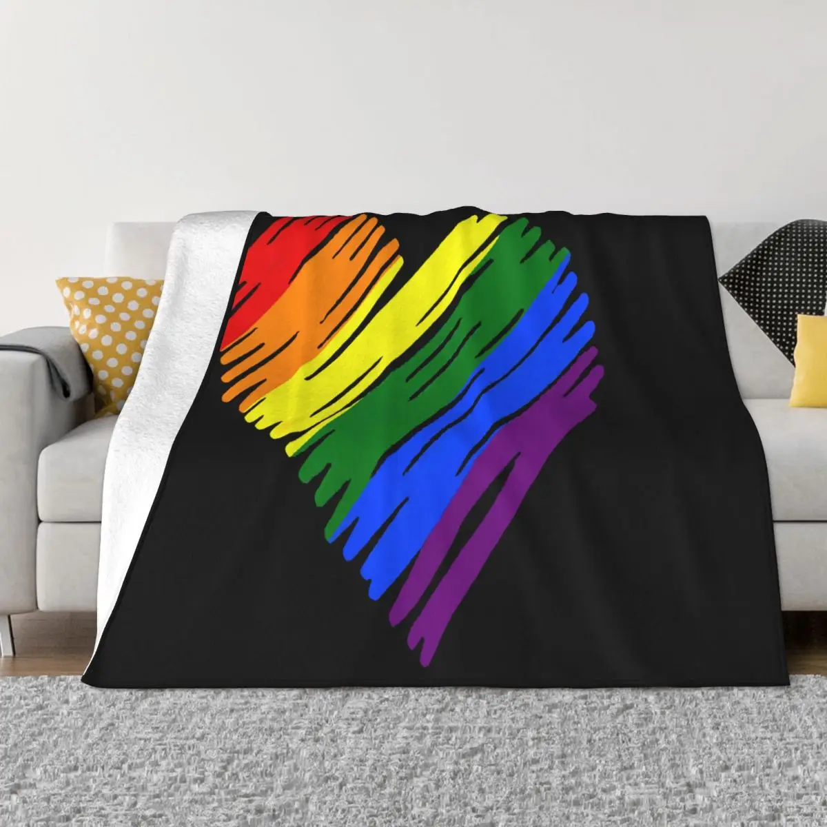 2018 Cotton T Baseball Clothing Short Graphic Lgbt Pride Baseball Gay Pride Rainbow One Lowest Price Throw Blanket