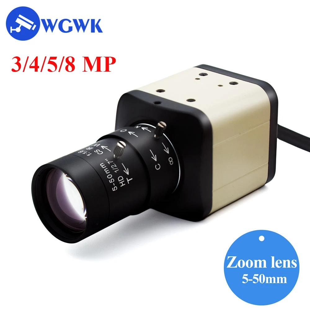 WGWK 3/4/5/8MP Mini Industrial Camera HD 1/2.7