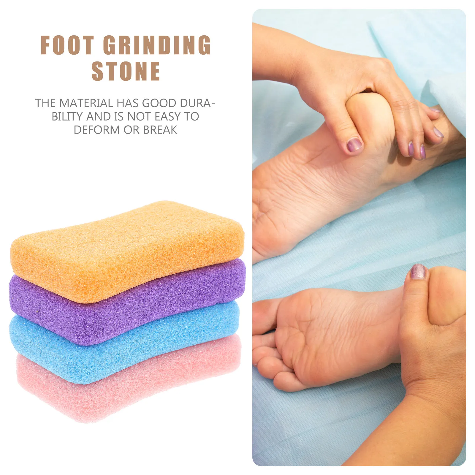 4Pcs Foot File for Dead Skin Removal Professional Callus Remover Pedicure Tool Hard Skin Scraper Foot Rasp for Dry Cracked Heels
