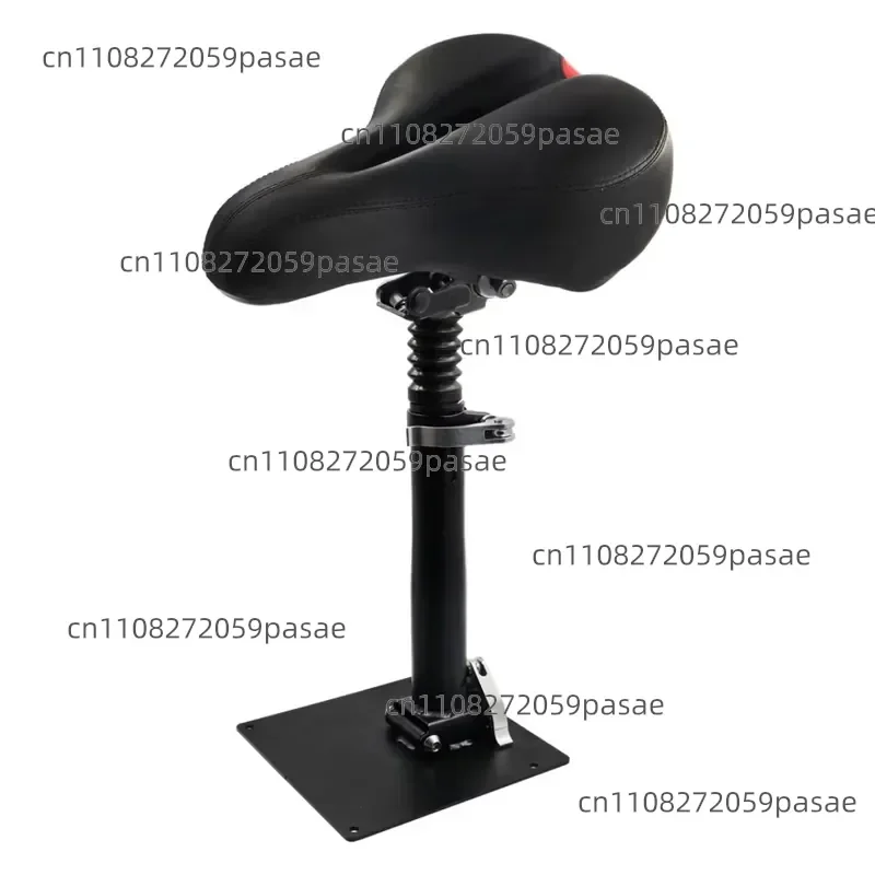 Mini Saddle Seat Electric Scooter Seat Kit Official Accessory Parts Height Adjustable Black Plastic Rubber