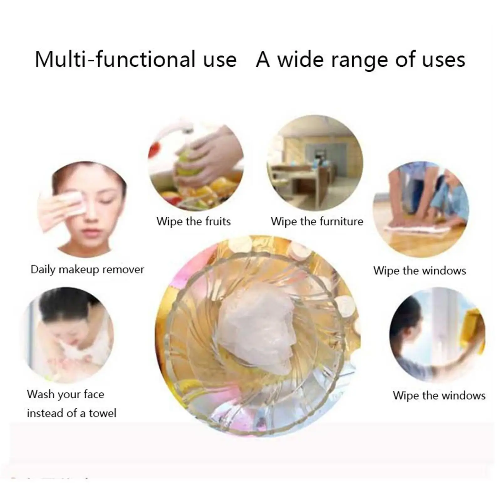 30PCS Disposable Compressed Towel Capsules - Mini Magic Travel Outdoor Face Care Tablet Wipes Cloth Paper Tissue