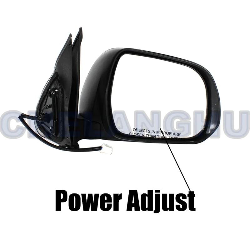 Mirror Assembly For Toyota Tacoma 2005 2006 2007 2008 2009 2010 2011 US Version Right Side 3 Pins Power Adjust