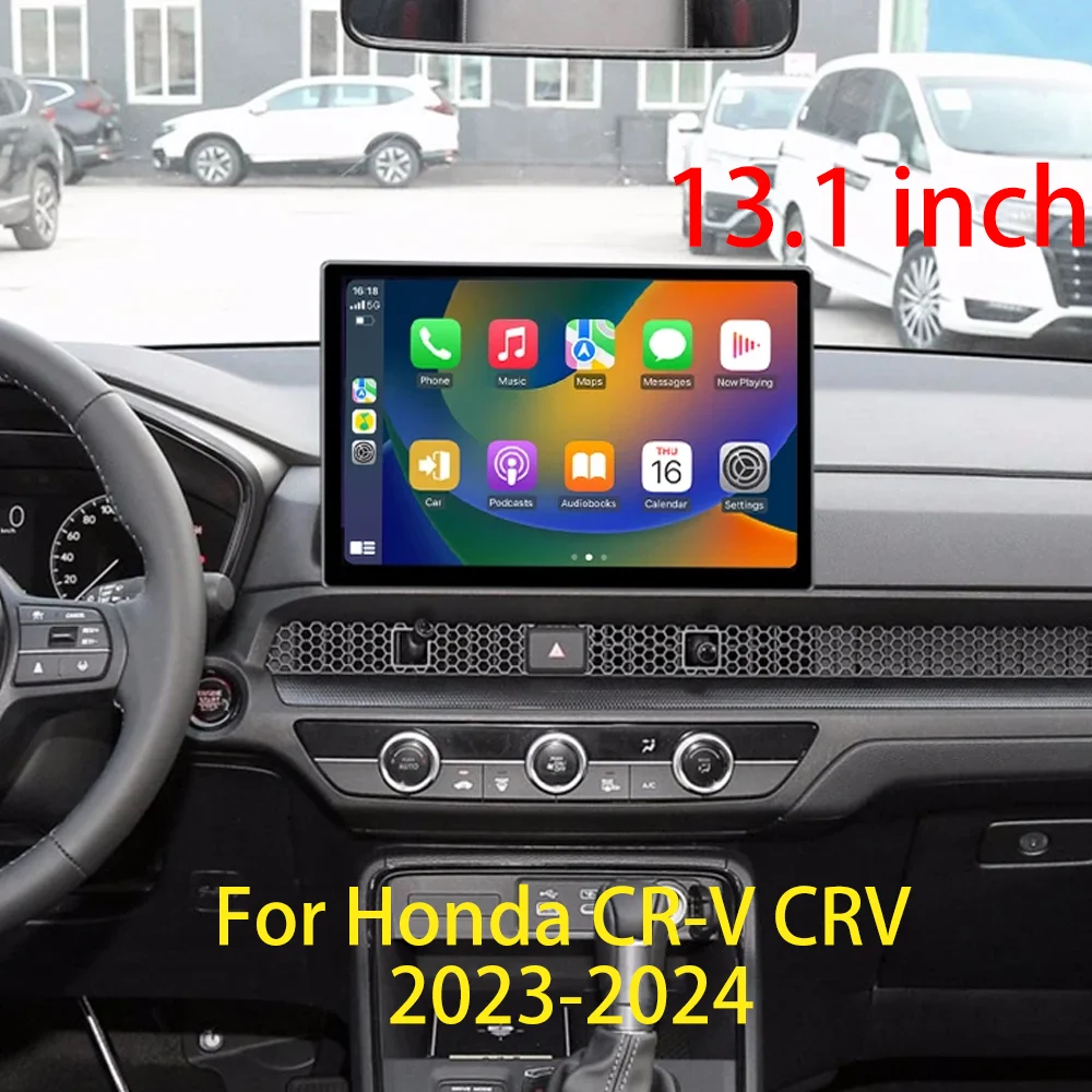 

13inch For Honda CRV CR-V 2022 2023 Android 14 Car Radio Multimedia Player GPS Auto Carplay Screen Stereo