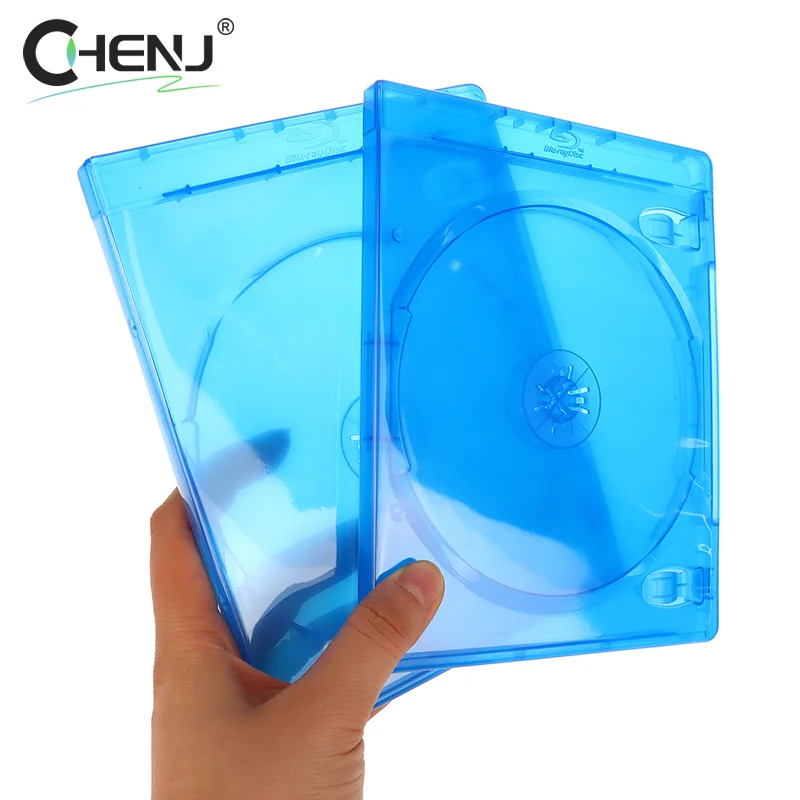 Plastic Single/Double/3/4 Piece Discs CD Game Case Cover Thickened CD DVD Disc Protective Storage Box Organizer