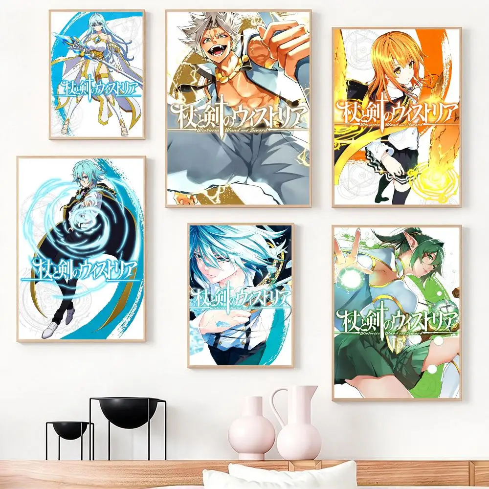 comic Wistoria Wand and Sword 2 Poster Poster HD Frameless Creamy Style Home Decor Wall Art for Living Room Bedroom Gift