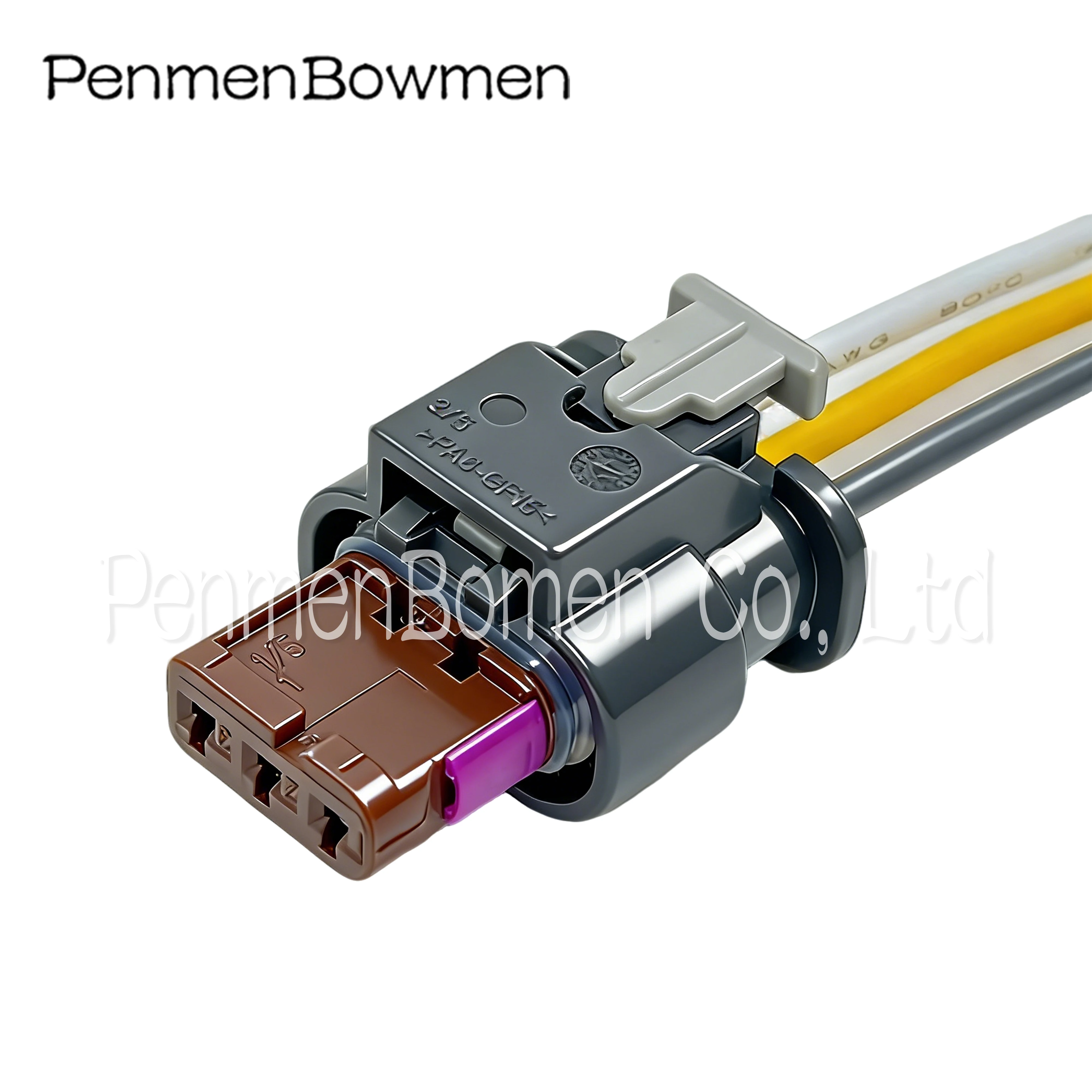 1 Set 3 Pin Auto Parking Radar Eye Gear Cylinder Pigtail Electrical Cable Connectors Wire Harness Plug For 4F0973703A