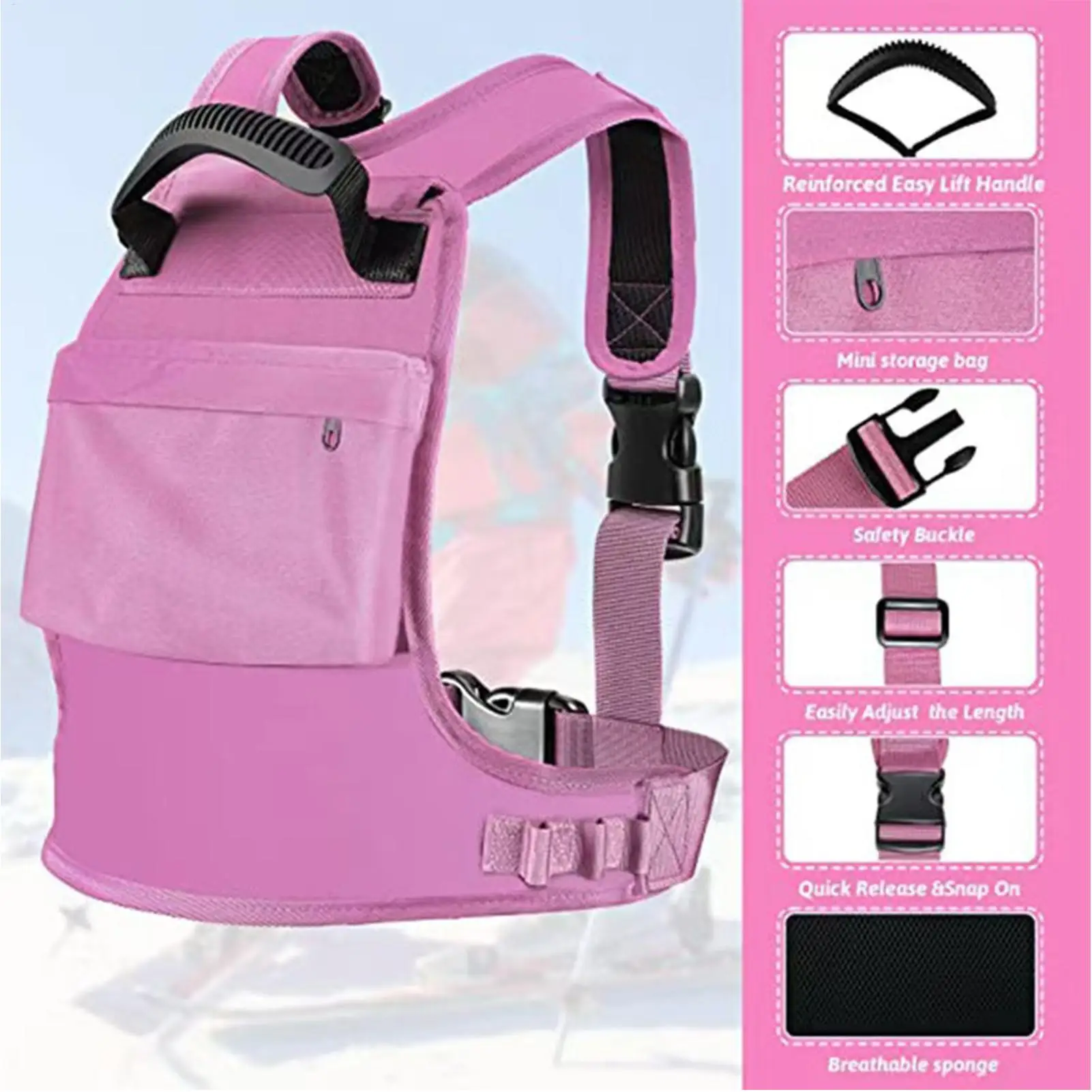 

Safety Snowboard Harness Trainer Fall Prevention Winter Sports Practice Leashes Kids Ski Snowboard Training Harness For Children