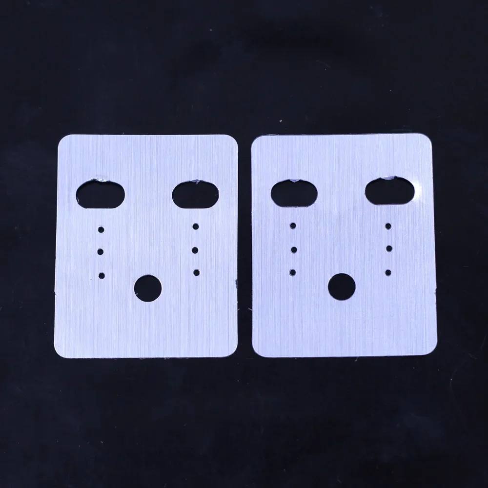 500Pcs Earring Hooks Holders Displays Cards Plastic Favor Label Tag Exquisite Gift Jewelry DIY Findings 48x38mm
