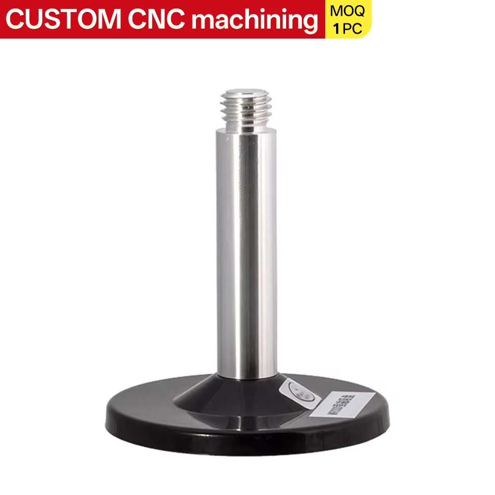 Custom CNC Machining Magnetic Mounting Base RTK Antenna Base GPS GNSS Antenna Bracket OEM Precision Machined Parts