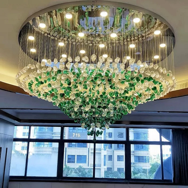 Modern Restaurant Hanging Exhibition Hall Artistic and Creative Bar Chandelier Private Room Commercial Hotel Banquet Hall