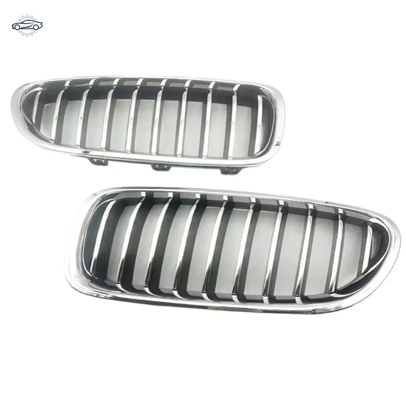 51137412323 51137412324 Front Radiator Left Right Decorative Grille Bright Strips for BMW F10 F11 525 530 5 Series 2012-2016