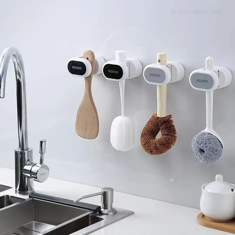 Xiaomi Ecoco Mop Broom Rack Bathroom Wall Mounted Storage Hooks Punch-Free Kitchen Storage Holder Accessories Broom Hanger Hooks