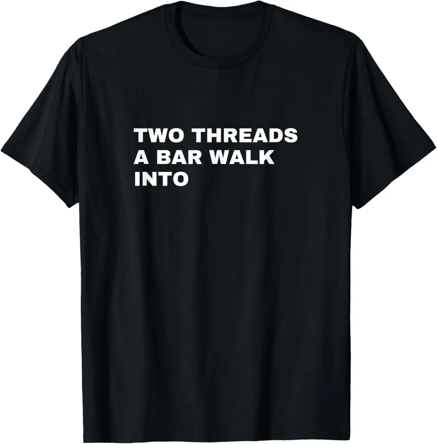 

Футболка Two Threads A Bar Walk Into Computer Engineer Funny Joke