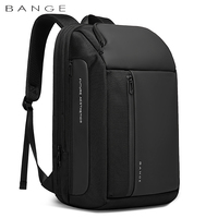 BANGE Waterproof Man Backpack Multifunctional Fits 15.6 inch Laptop Bag Multi-layer Pockets School Backpack with USB Recharging