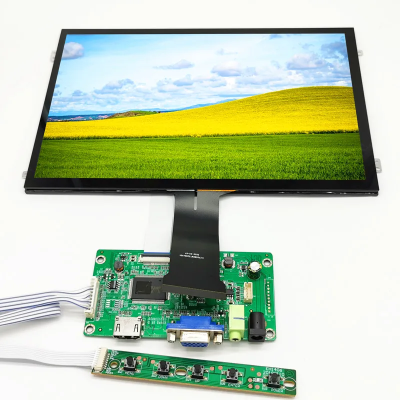 Imagem -03 - Inch Capacitive Touch Screen Module Kit 1920x1200 Ips hd Lcd Module Car Raspberry pi 10 Point Touch High Brightness Monitor 10.1