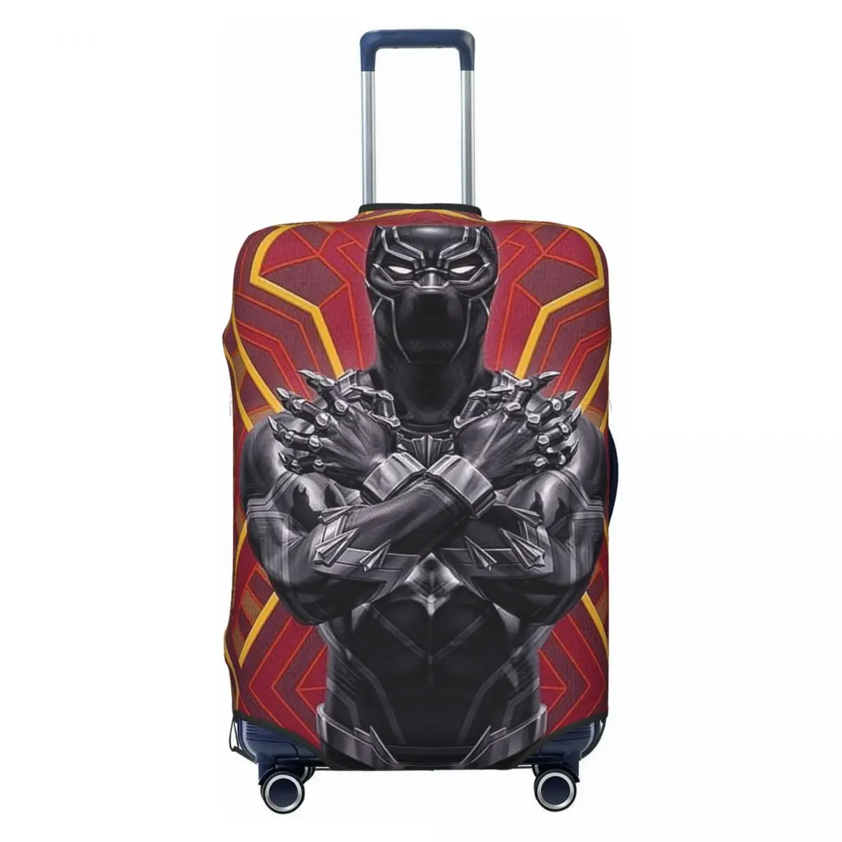 

Custom Black Panther Movie Luggage Cover Protector Funny Travel Suitcase Covers for 18-32 Inch