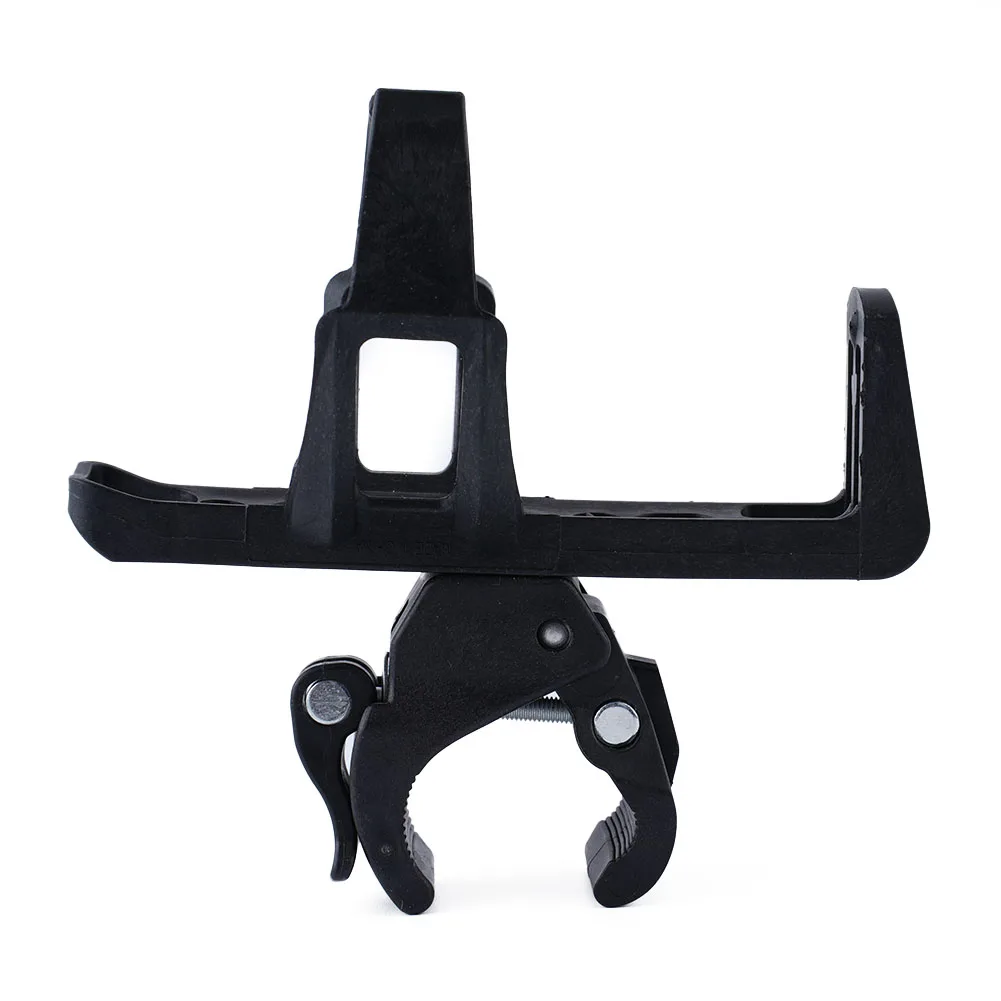 Rack Bike Beverage Holder Cups For Mic Stand Fork Front Pipe Handlebar Plastic Steel Rotatable Scooter Underseat