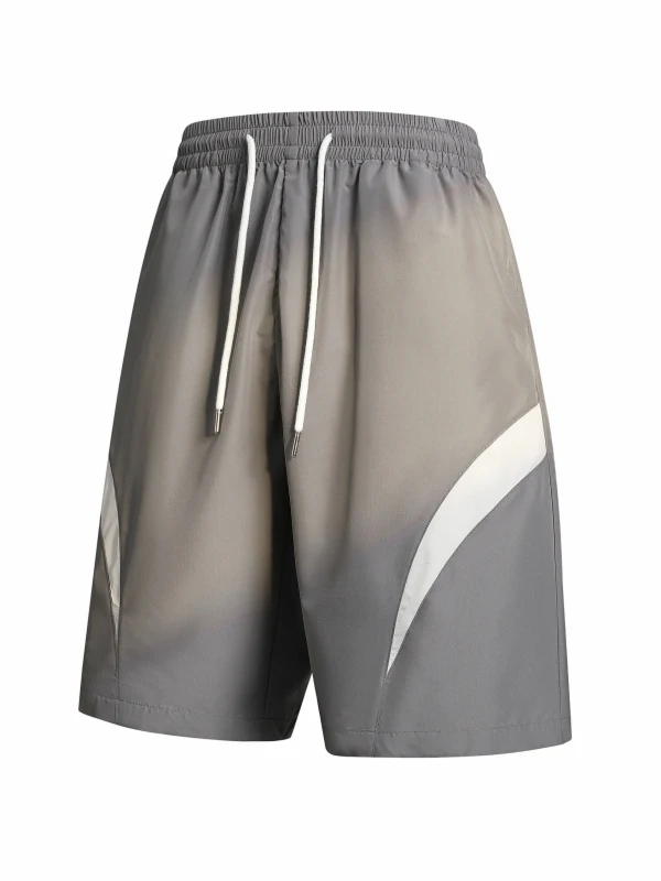 

American Sle Casual Loose Men's orts Ice Silk Baskeall Beach Pants Five-Quarter Length Summer Versatile Comfortable