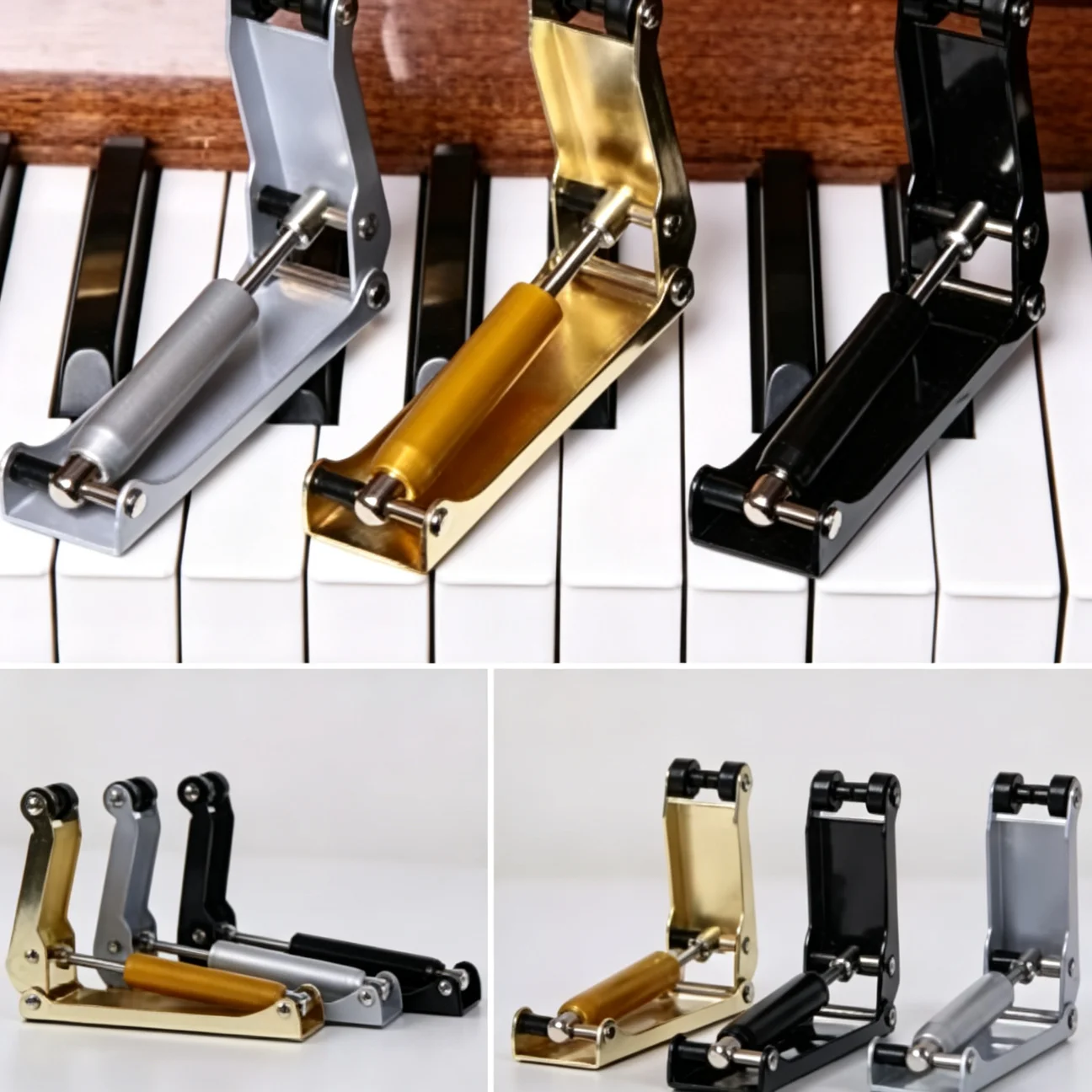 Hydraulic Buffer Lid Control Device Close Piano Fallboard Decelerator Piano Keyboard Cover Descent Device for Finger Protection