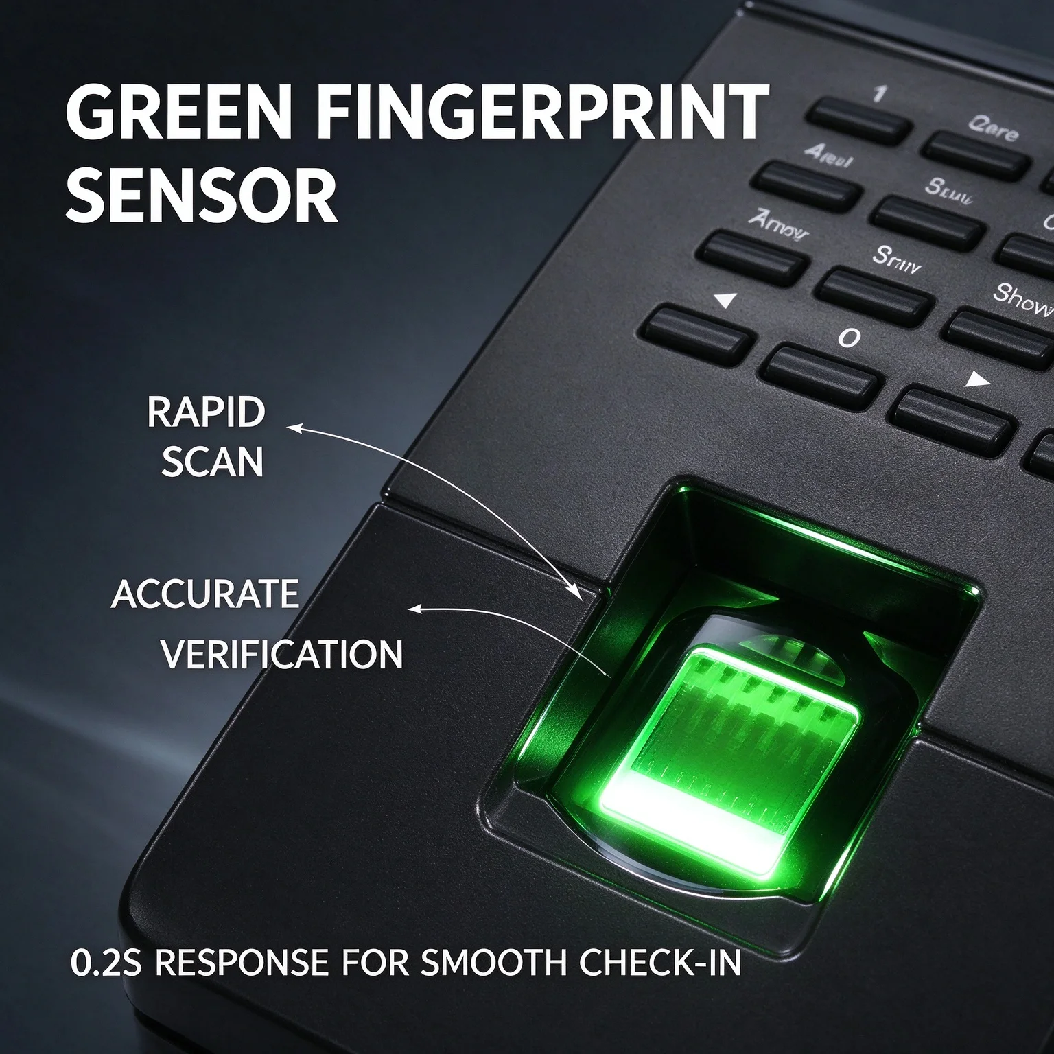 ZKTeco facial fingerprint attendance machine 0.2s fast recognition large storage for office factory retail staff time tracking