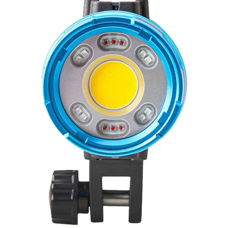 7000 underwater red and blue two-color diving photography fill light flash