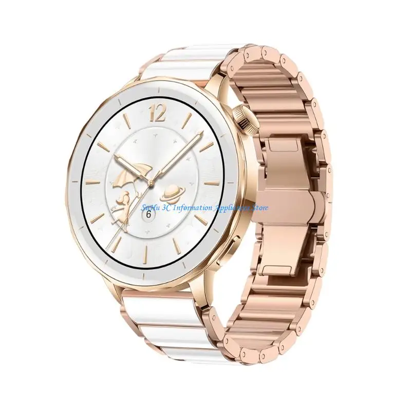 

Adjustable Belt Metal Wriststrap Replacement Quick Release Wristband for Watch mini Sweatproof Bracelets Straps