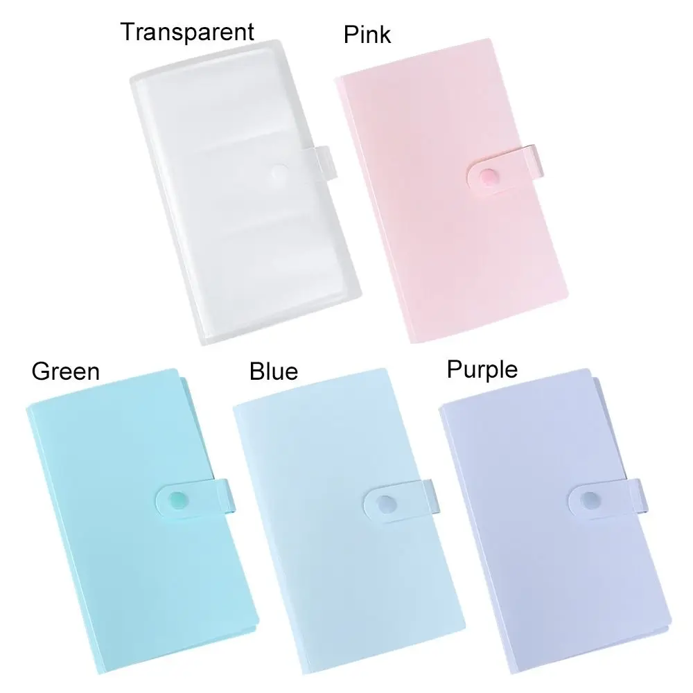 1Pcs Portable Money Album Practical Tear Resistant Bills Collection Book Waterproof 120/240 Envelope