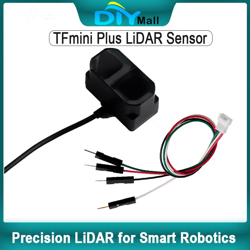

TFmini Plus LiDAR Sensor - TOF Laser Distance Module (0.1-12m) with UART/I2C for Arduino/Raspberry Pi/Robot Obstacle Avoidance