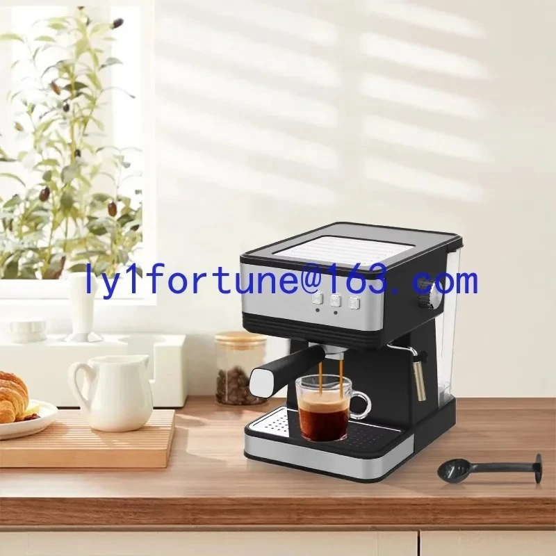 2 in 1 Espresso Machine High Pressure 19 Bar Electric Home Coffee Machine Milk Foam