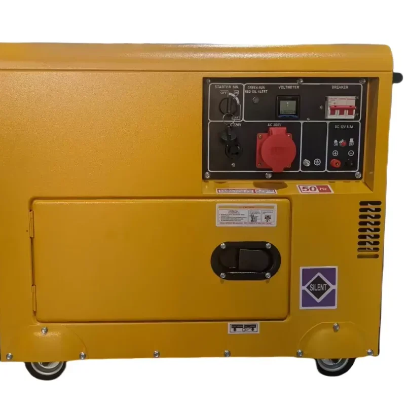 Super Silent Portable Diesel Generators Open Frame 6KVA To 20KVA 230V/240V Rated Voltage