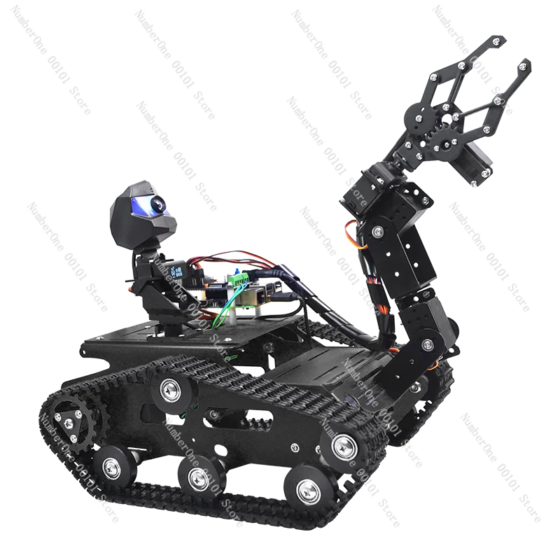 

WiFi programming intelligent car robotic arm line inspection obstacle avoidance 51 robot STM32 compatible with Arduino