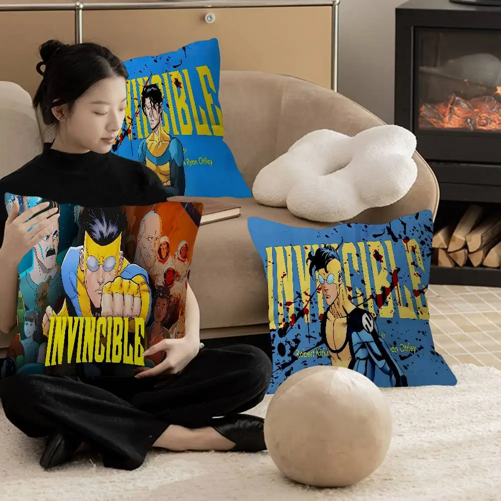 Cartoon Invincible Maple Design Cushion Cover Happy Autumn Harvest decor Holiday Decorati Pillow Cover