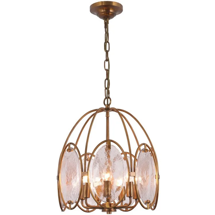 

All copper living room lamp, crystal lamp, European style