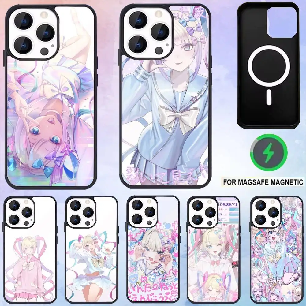 N-needy s-streamer o-overload capa de telefone para iphone17,16,15,14,13,12,11 plus, pro max magnético magsafe carregamento sem fio