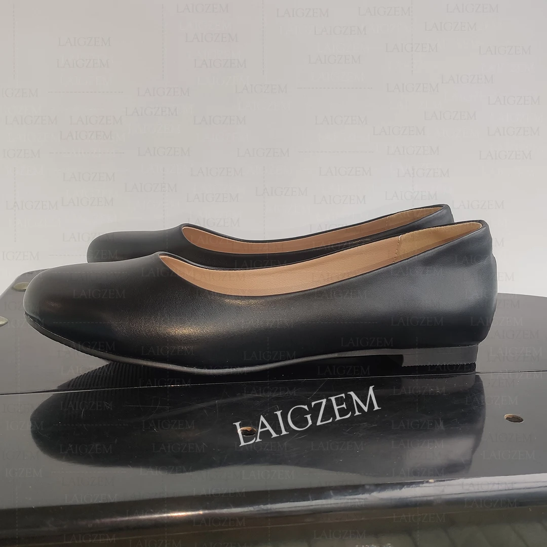 

ZHIMA Женские сандалии на плоском каблуке Sandalia без шнуровки с круглым носком Женская обувь ручной работы Женская удобная обувь большого размера 39, 41, 43 50, 54