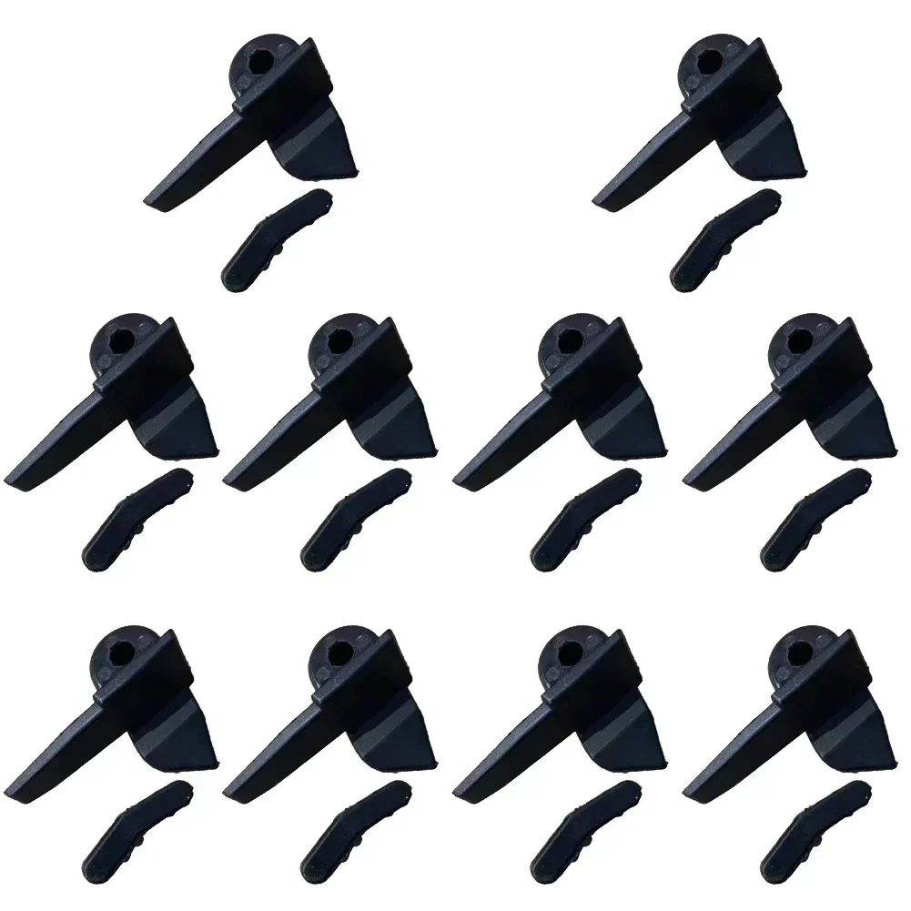 20Pcs Tyre Changer Part Plastic Mount Demount Duck Head Insert Rim Protect Black Gaskets Tire Changer Bead Remover Tools