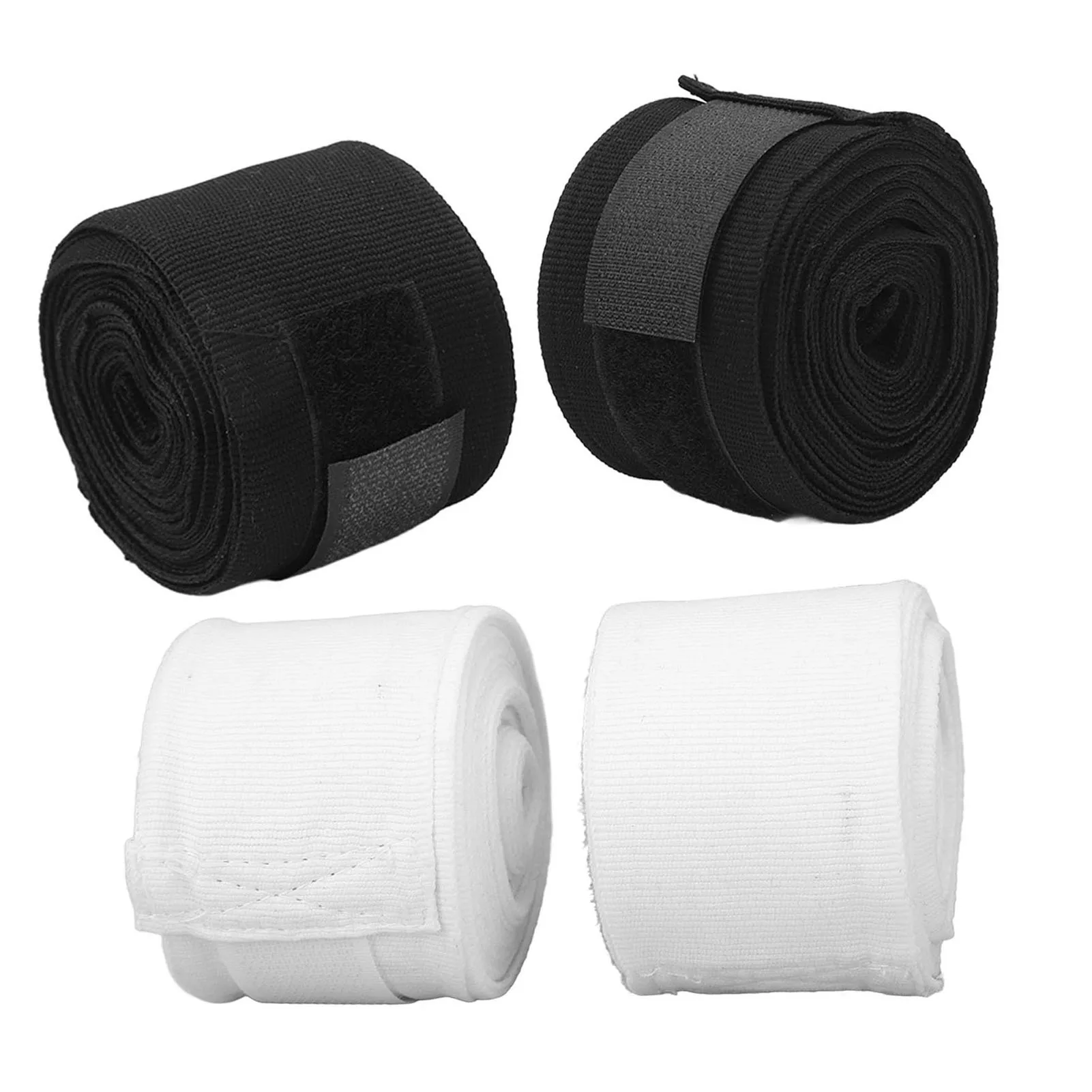 2pcs Boxing Handwraps Cotton 5m Quick Drying Semi Elastic Hook Loop Design Sports Hand Wraps for Kickboxing Muay Thai new