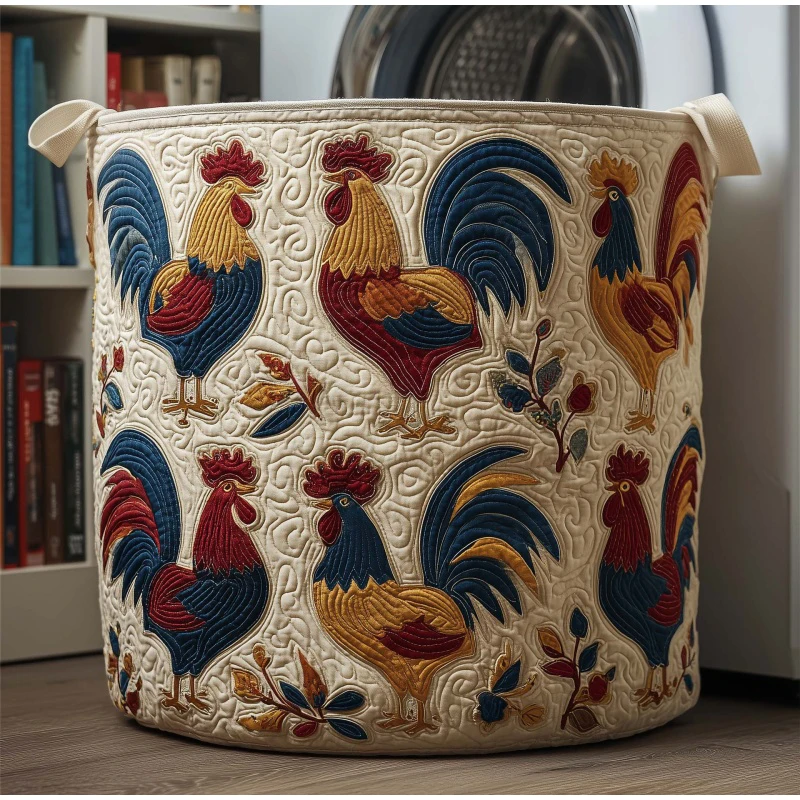 Chicken-shaped Series Large Capacity Cotton Laundry Storage Basket For Home Storage Dustproof &Dirty Clothes Basket For Bathroom