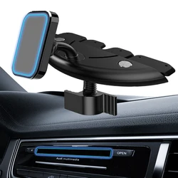 Magnetic Car Phone Holder CD Slot Adjustable Stand in Car Cell Magnet Phone Bracket GPS Mount For Universal Mobile Phone