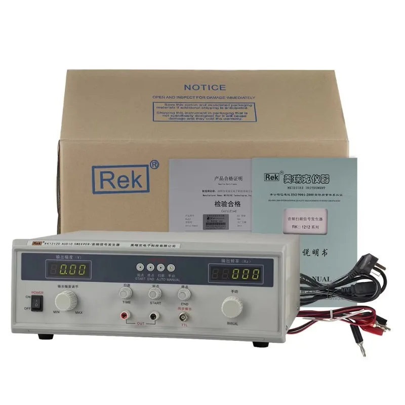 

20Hz-20kHz 0.01-18Vrms 0.01Vrms Audio Sweep Signal Generator Low Frequency Signal Generator