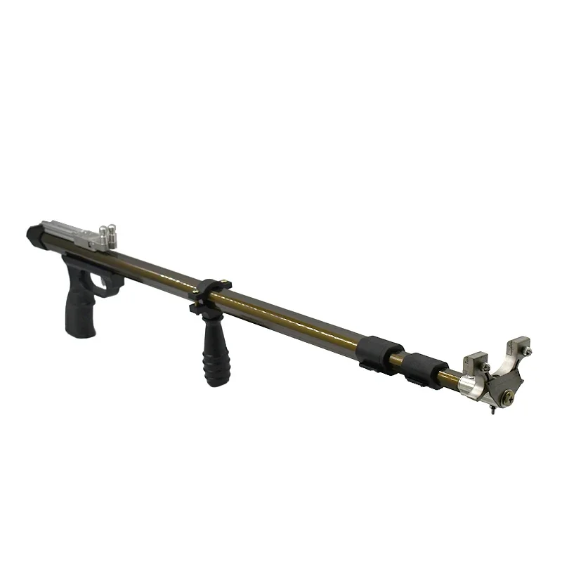 بدلة الرماية بالليزر تهدف مقلاع ذهبي طويل قضيب مقلاع تصميم قابل للسحب لعبة الرماية الصيد المهنية