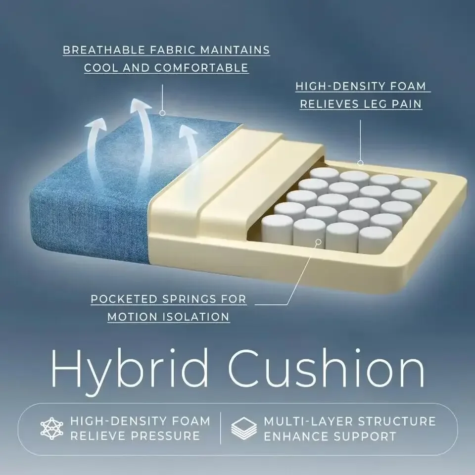 Postmodern  Gaming Chair With Heated Massage Lumbar Support, Recliner High Back PC Chair