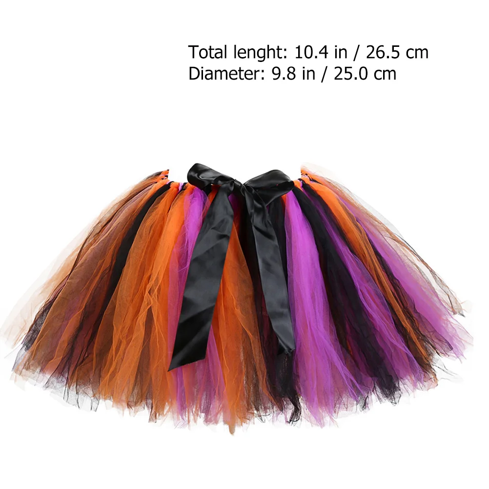 

1 комплект, комплект ведьмы на Хэллоуин, красочная регулируемая юбка, шляпа, праздничное платье, костюм для выступления, набор ведьмы на Хэллоуин