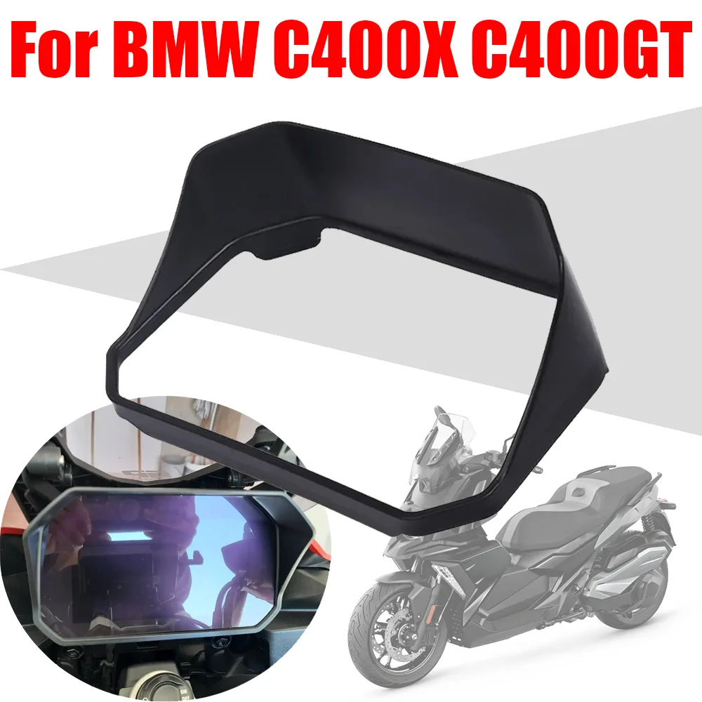 

For BMW C400X C400GT C400 X C 400 X GT C 400X 400GT Accessoires Instrument Hat Sun Visor Meter Cover Sunshade Guard Protector