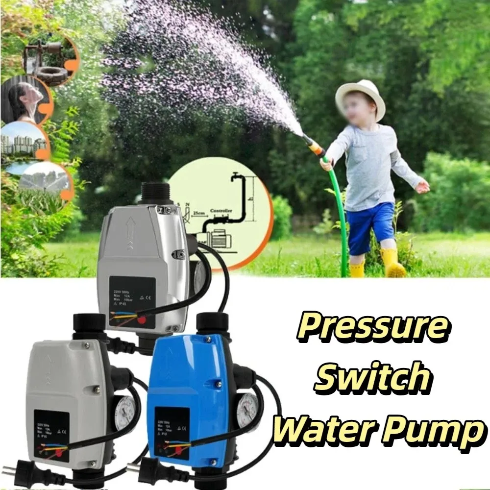 

IP65 Rated Smart EV Water Pressure Control Switch Adjustable Control Intelligent Electronic Water Pump Pressure Controller
